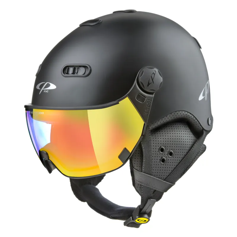 2021 CP Carachillo Visor Ski Helmet Black/Vario Visor Lens